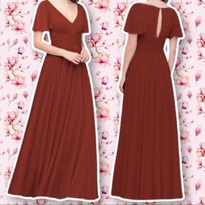 David’s Bridal Bridesmaid Dress Cinnamon, Size 10